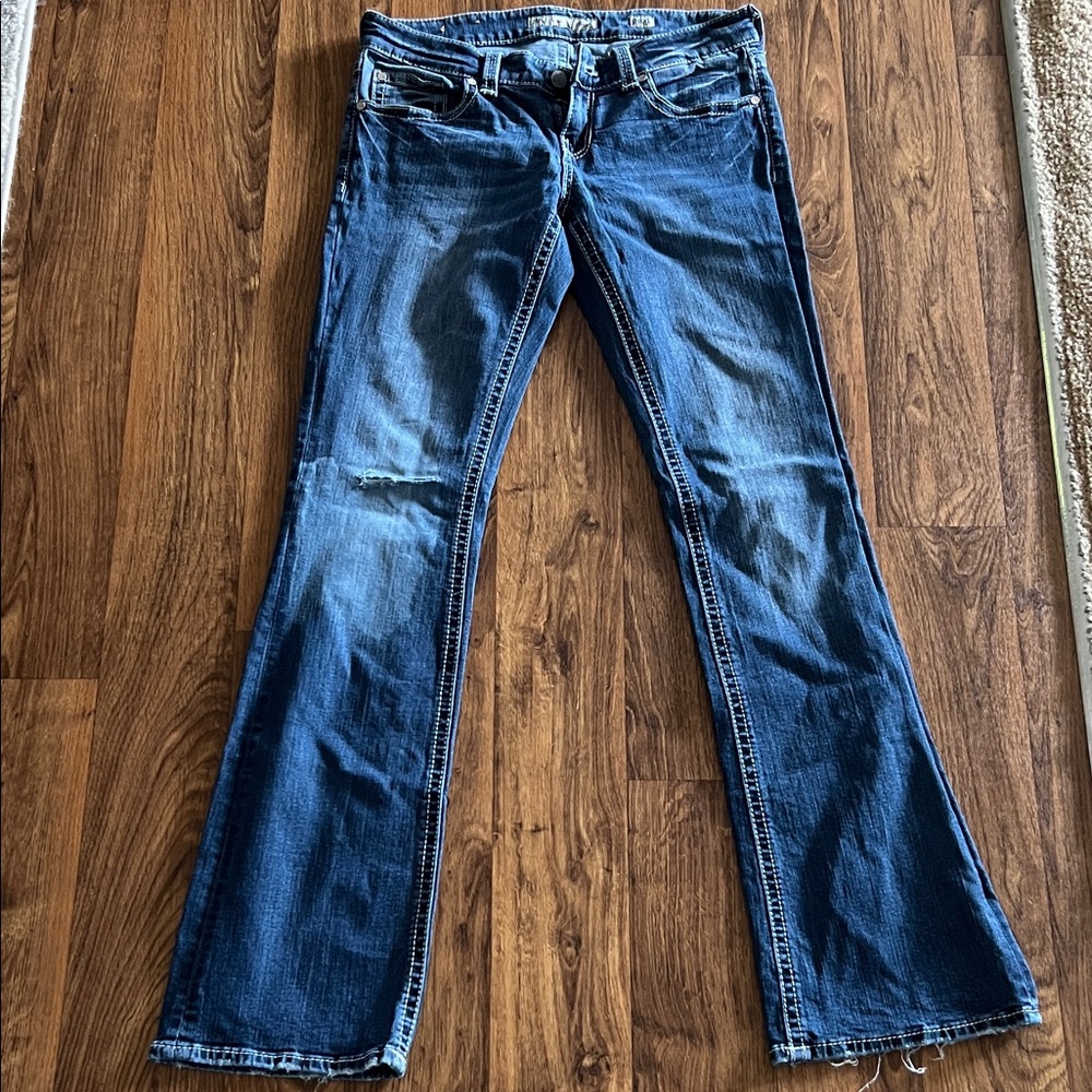 BKE Dark Blue Flare Jeans